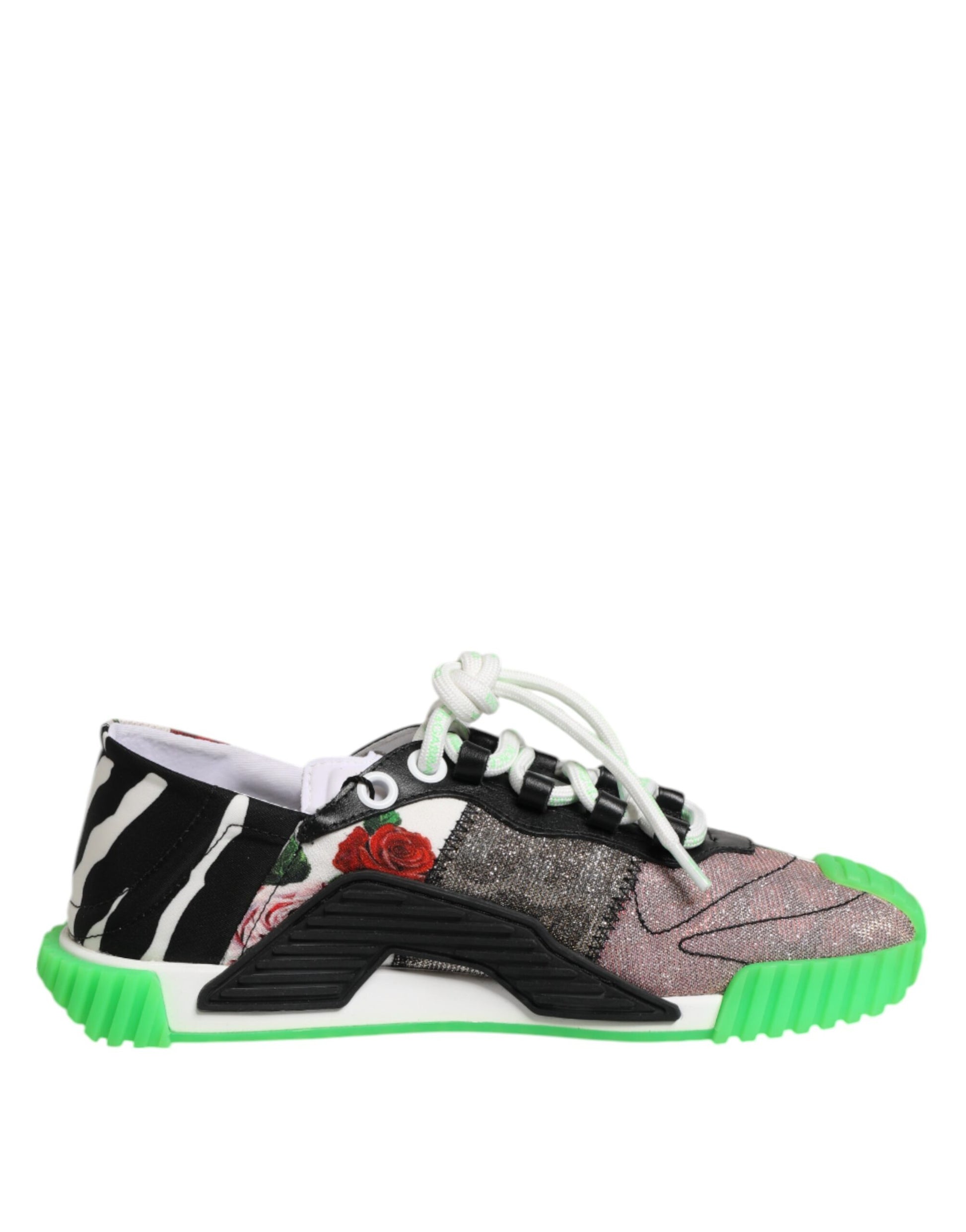 Dolce & Gabbana Multicor DG Logo Leopard Cherry Sneaker Shoes