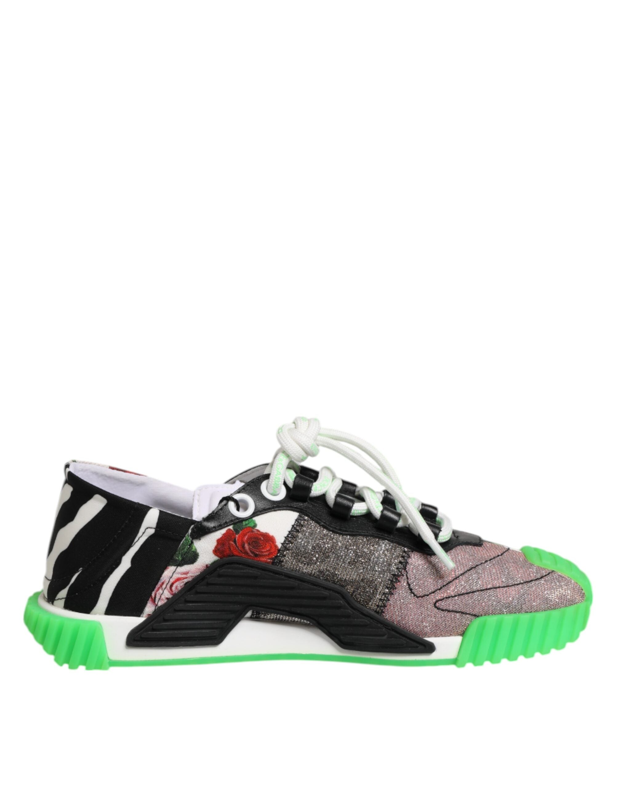 Dolce & Gabbana Multicor DG Logo Leopard Cherry Sneaker Shoes