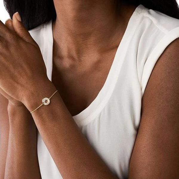 Emporio Armani Rose Gold Circle Pendant Necklace EG3558710