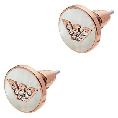 Emporio Armani Logo Plate Bracelet Brown Leather EGS2311221