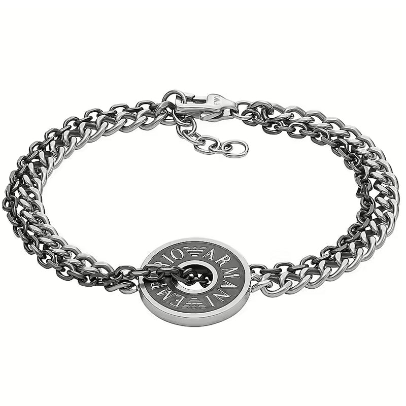 Bracciale Rigido Lineare Emporio Armani Acciaio EGS3094040
