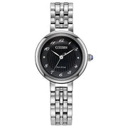 Citizen Women's Watch EM0990-81E Eco-Drive Black Steel