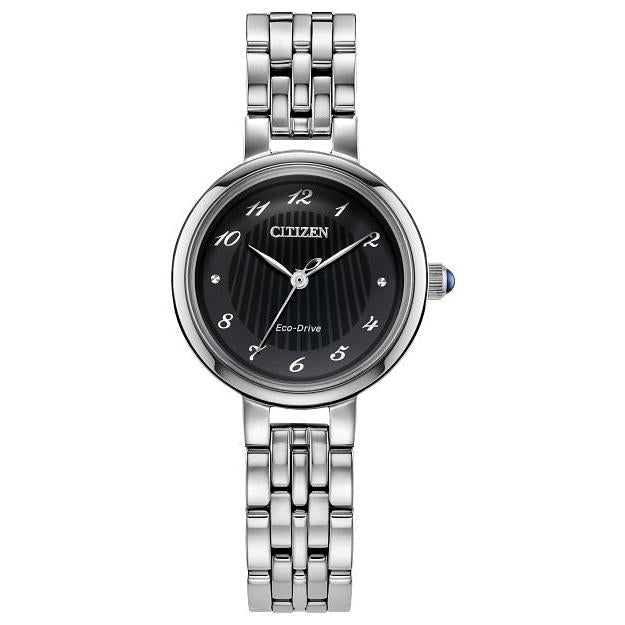 Citizen Women's Watch EM0990-81E Eco-Drive Black Steel