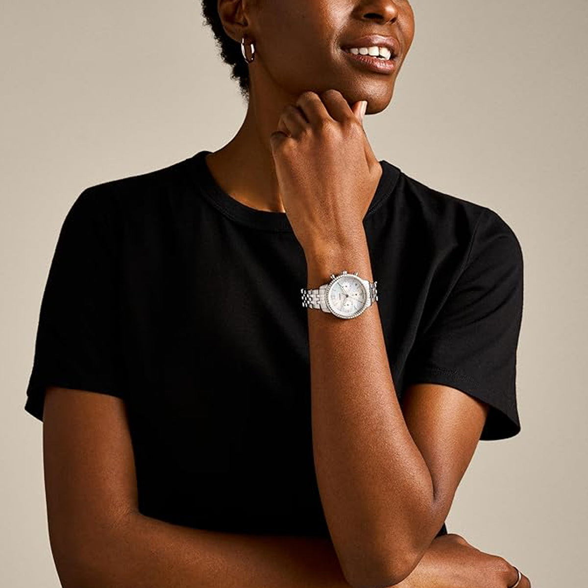 Orologio Fossil Donna ES5357 Solo Tempo Oro Rosa