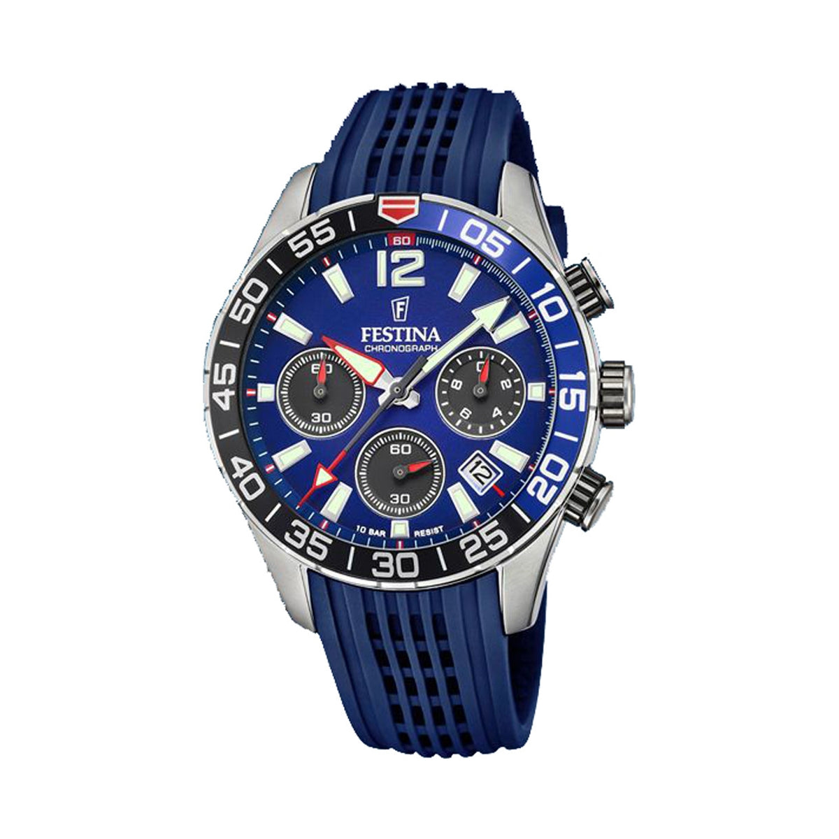 Festina F20517/1 Time Only Watch Steel Blue