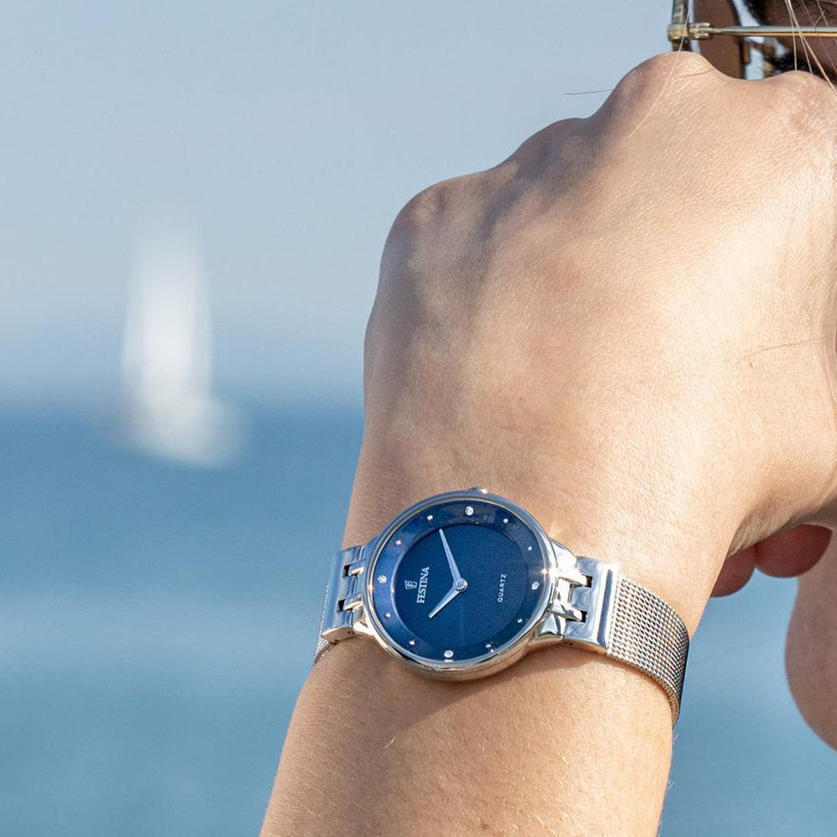 Festina F20597/3 Two-Tone Black Time-Only Watch