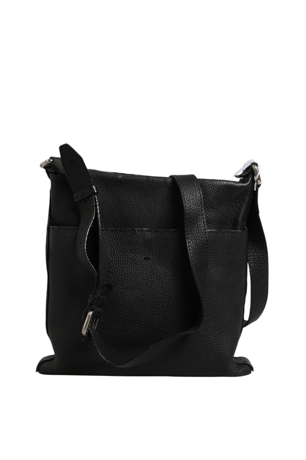 Fendi Selleria Leather Messenger Crossbody Bag