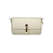 Furla Bianco Leather Women Handbag