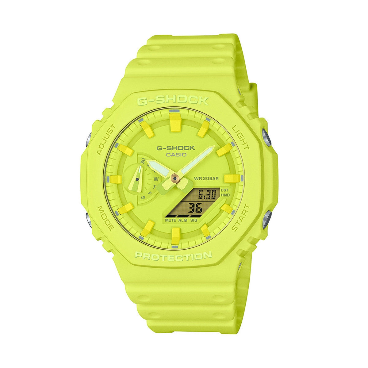 Casio G-Shock GA-2100-9A9ER CasiOak Yellow Watch