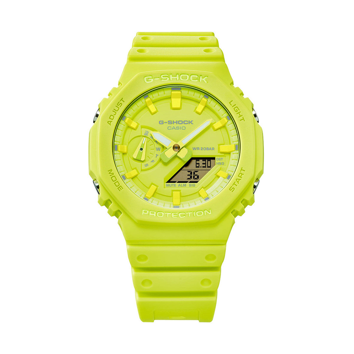 Casio G-Shock GA-2100-9A9ER CasiOak Yellow Watch