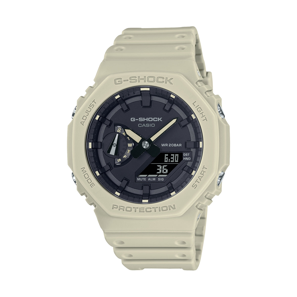Orologio Casio G-Shock GA-2100AS-5AER CasiOak Beige Trasparente