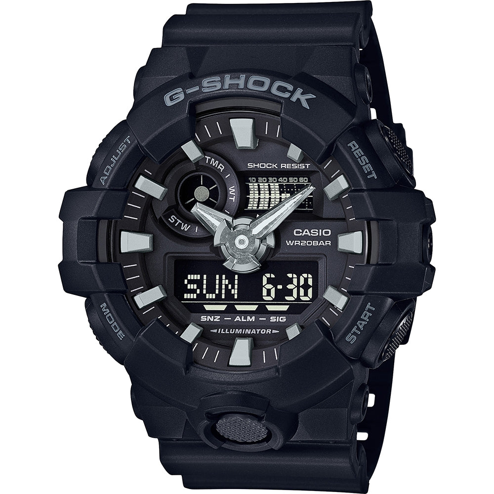Casio G-Shock GA-700-1BER Analog Digital Watch Black