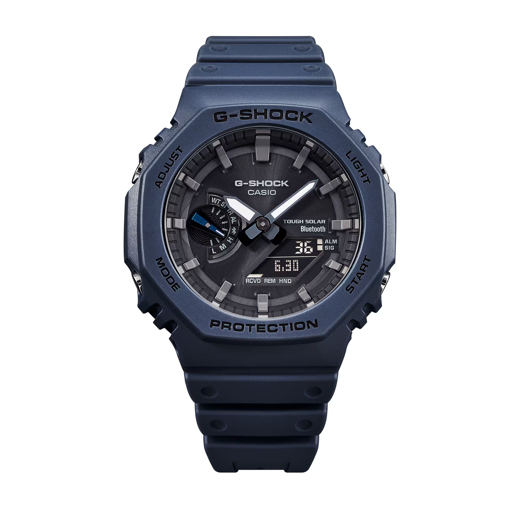 Casio G-SHOCK GA-B2100-2A Bluetooth Tough Solar Navy Blue Watch