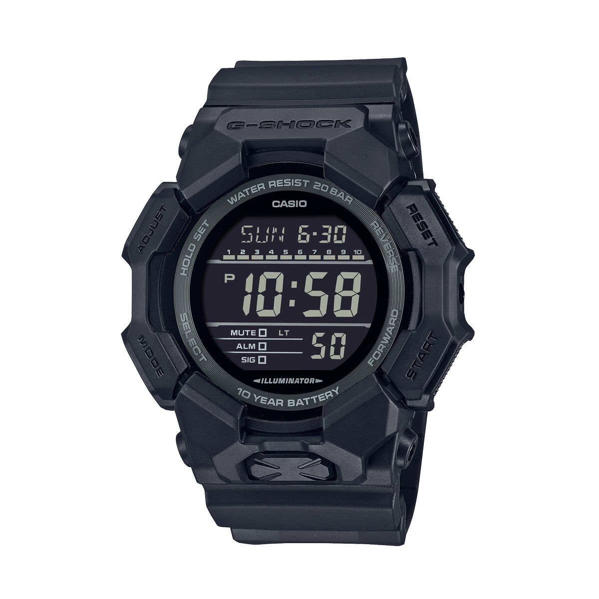 Orologio Casio G-Shock GD-010-1A1ER Digitale Essenziale Nero