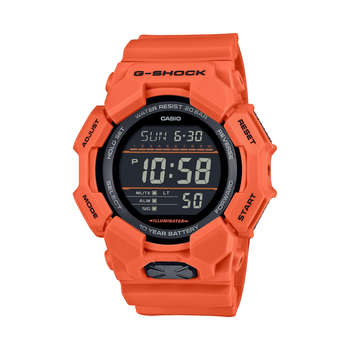 Casio G-Shock GD-010-4ER Digital Orange Watch