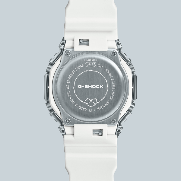 Casio G-SHOCK GM-2100WS-7A Metal Covered Silver watch