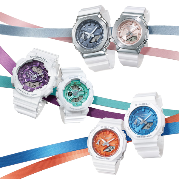 Casio G-Shock GMA-S2100WS-7AER CasiOak Mid-Size White Watch