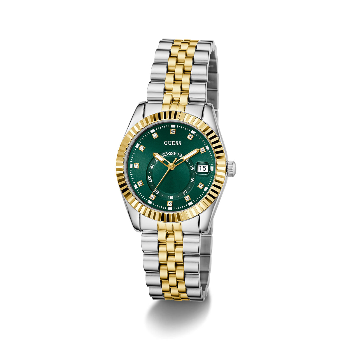 Guess Women's Watch GW0936L3 Rose Gold Silicone Rose Gold