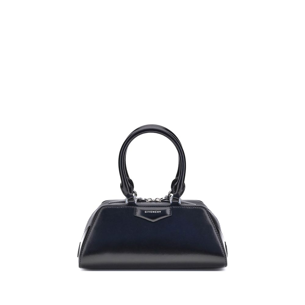 Givenchy Borsa a Mano Antigona East-West Mini in Pelle di Vitello Nera