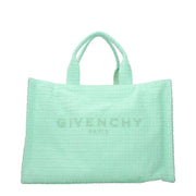 Givenchy Borsa a Mano in Tessuto Verde con Logo