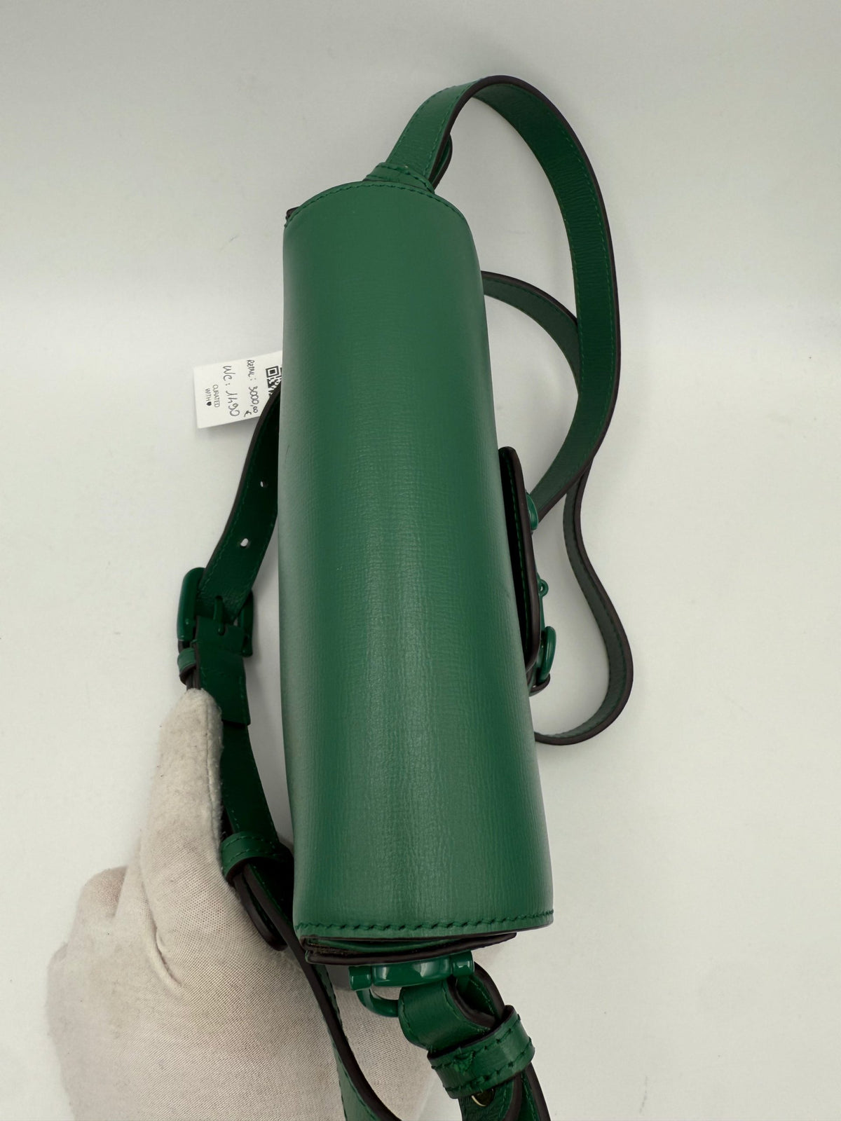 Gucci GUCCI HORSEBIT 1955 Emerald Handbag
