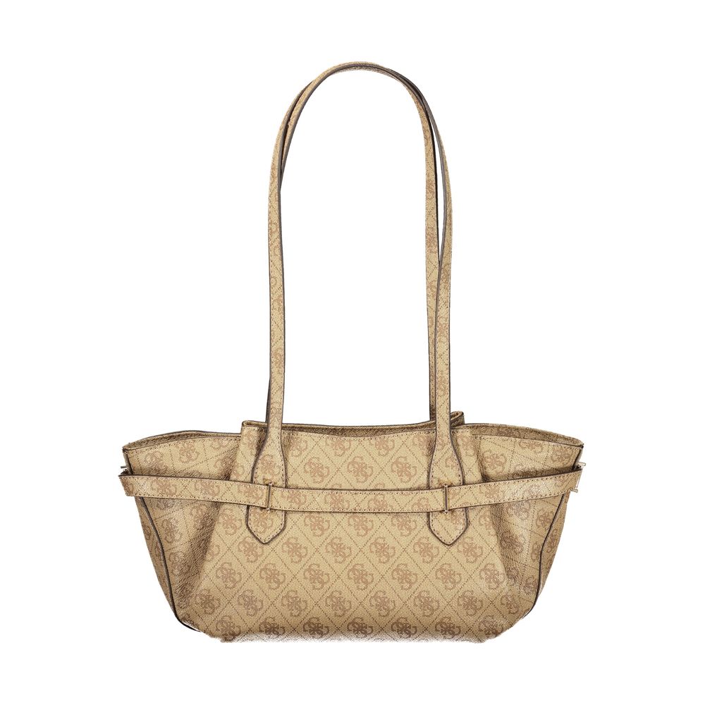 Guess Jeans Beige Polyurethane Women Handbag