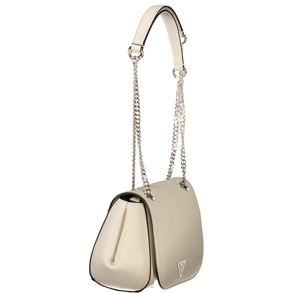 Guess Jeans Bianco Poliuretano Woman Handbag