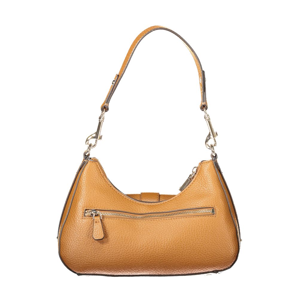 Guess Jeans Brown Polyurethane Womens Handbag