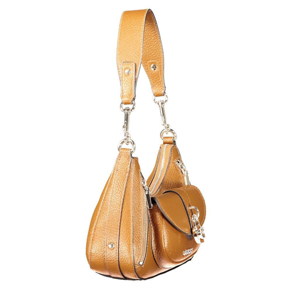 Guess Jeans Brown Polyurethane Womens Handbag