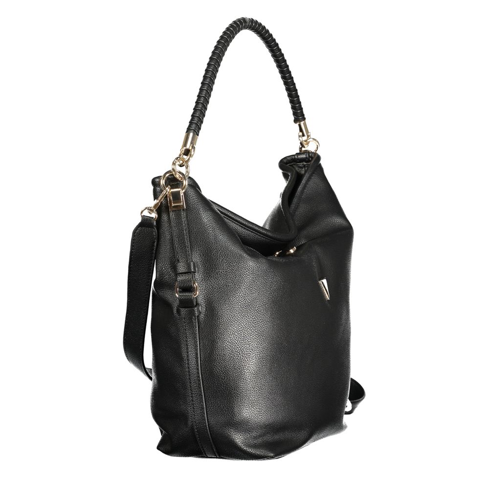 Guess Jeans Black Polyurethane Women Shoulder Bag