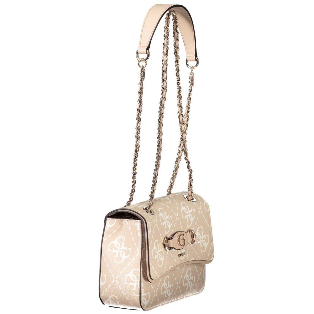 Guess Jeans Rosa Poliuretano Women Shoulder Bag