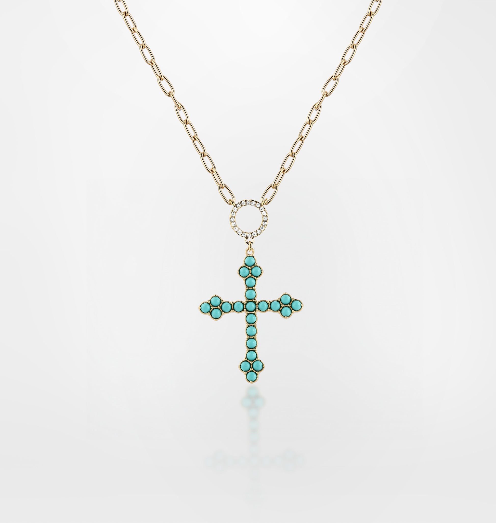 CHIARA FERRAGNI TURQUOISE Women's Necklace J19AYT03