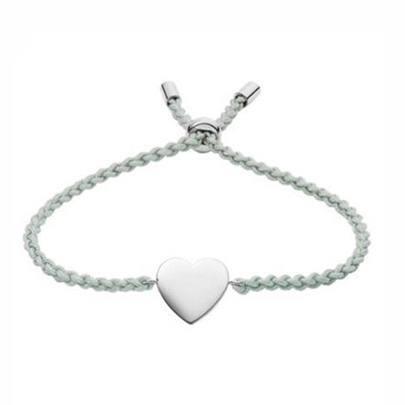 Fossil Logo Tag Pendant Necklace in Black Steel JF03078040