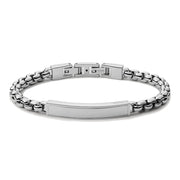 Bracciale Perline Onice Fossil Acciaio Nero JF03919040