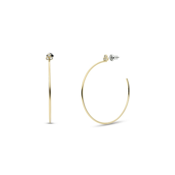 Fossil Logo Circle Pendant Necklace in Rose Gold Steel JF04111710