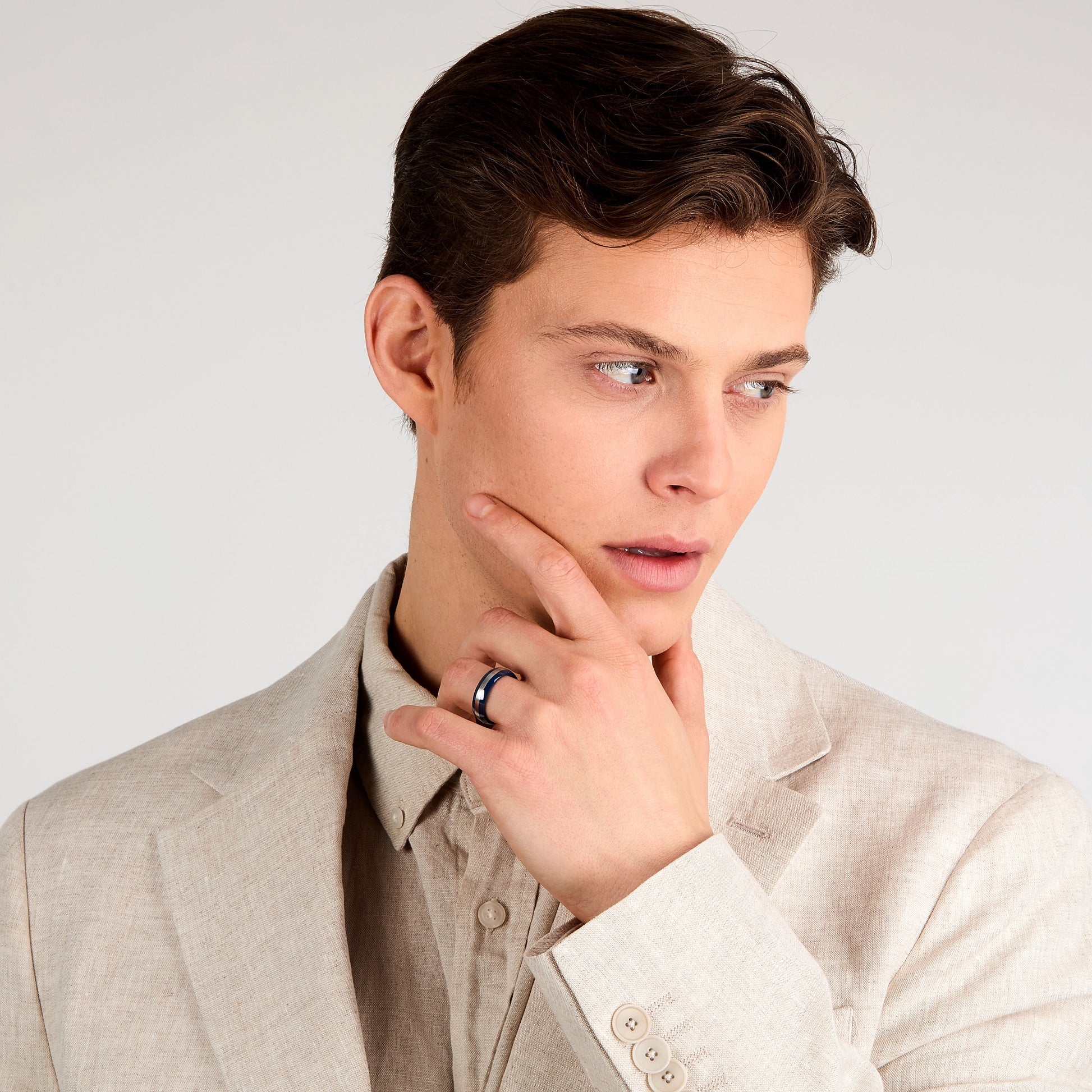 Maserati Jewels Ceramic Men's Ring Jm225Atz63019