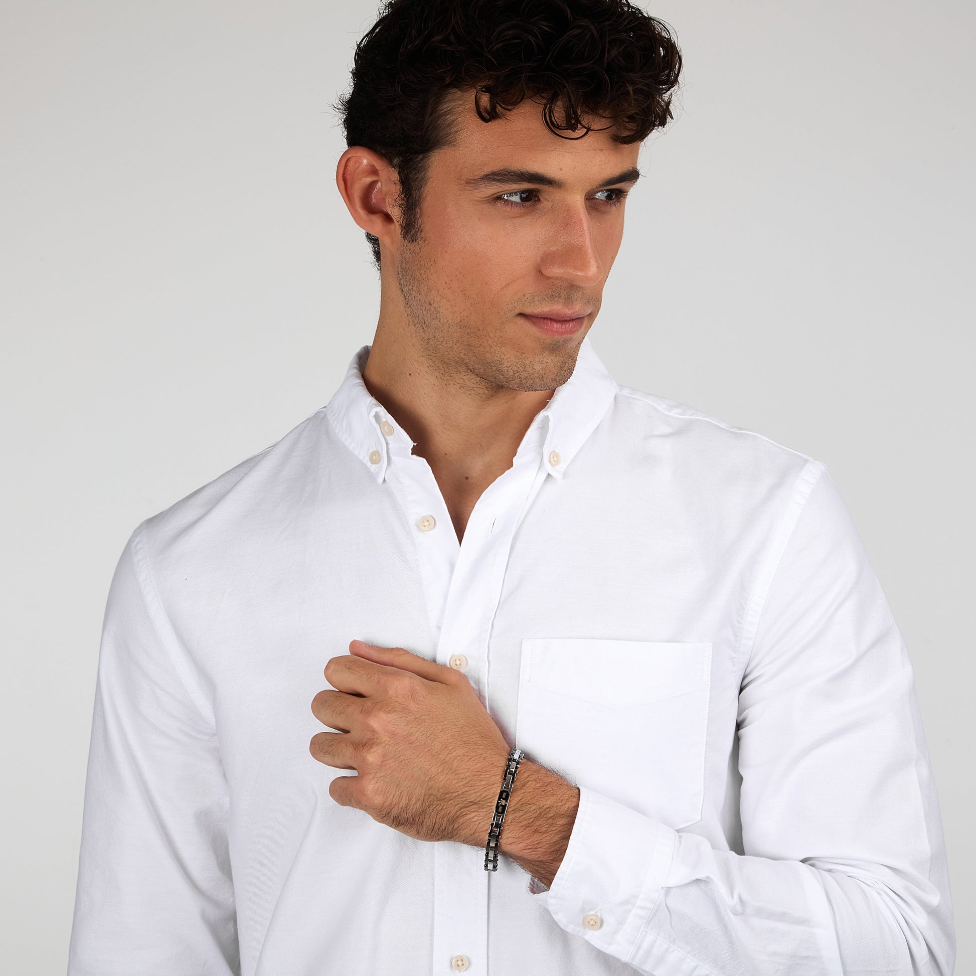 Maserati Men's Bracelet Ceramic Gold Jm424Axu05