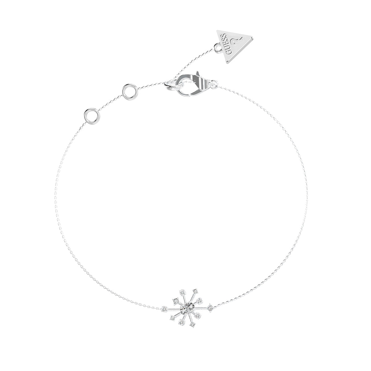 Guess JUBB05564JWRHS Crystal Butterfly Chain Bracelet