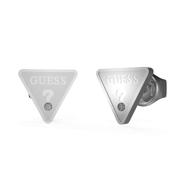 Guess JUBE02168JWRHT-U Crystal Drop Earrings in Steel (Pair)