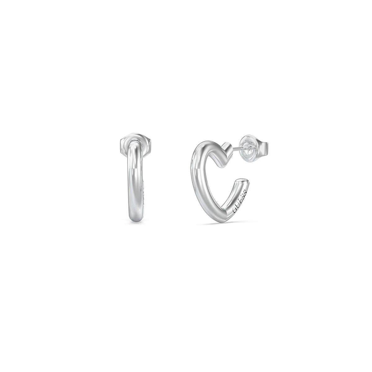 Guess JUBE05535JWRHT-U Steel Crystal Star Stud Earrings (Pair)