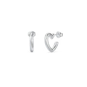 Guess JUBE05535JWRHT-U Steel Crystal Star Stud Earrings (Pair)