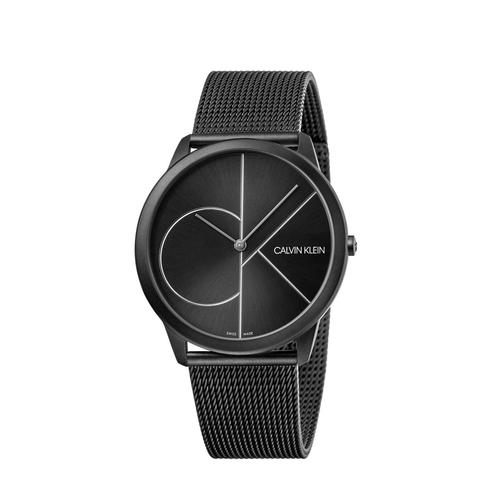 Calvin Klein K3M5T451 Minimal Blue Steel Watch