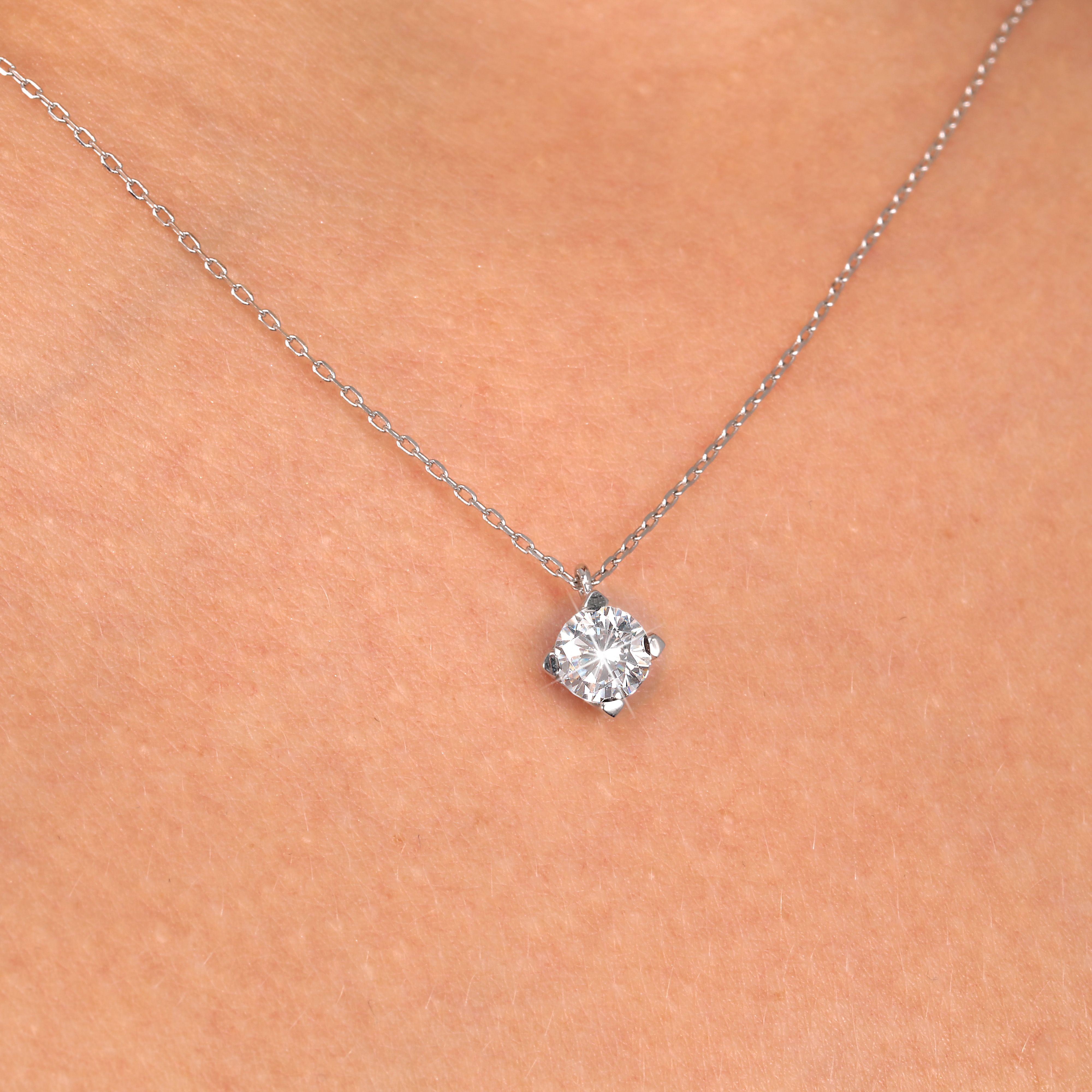 Live Diamond Necklace LD05009I Women