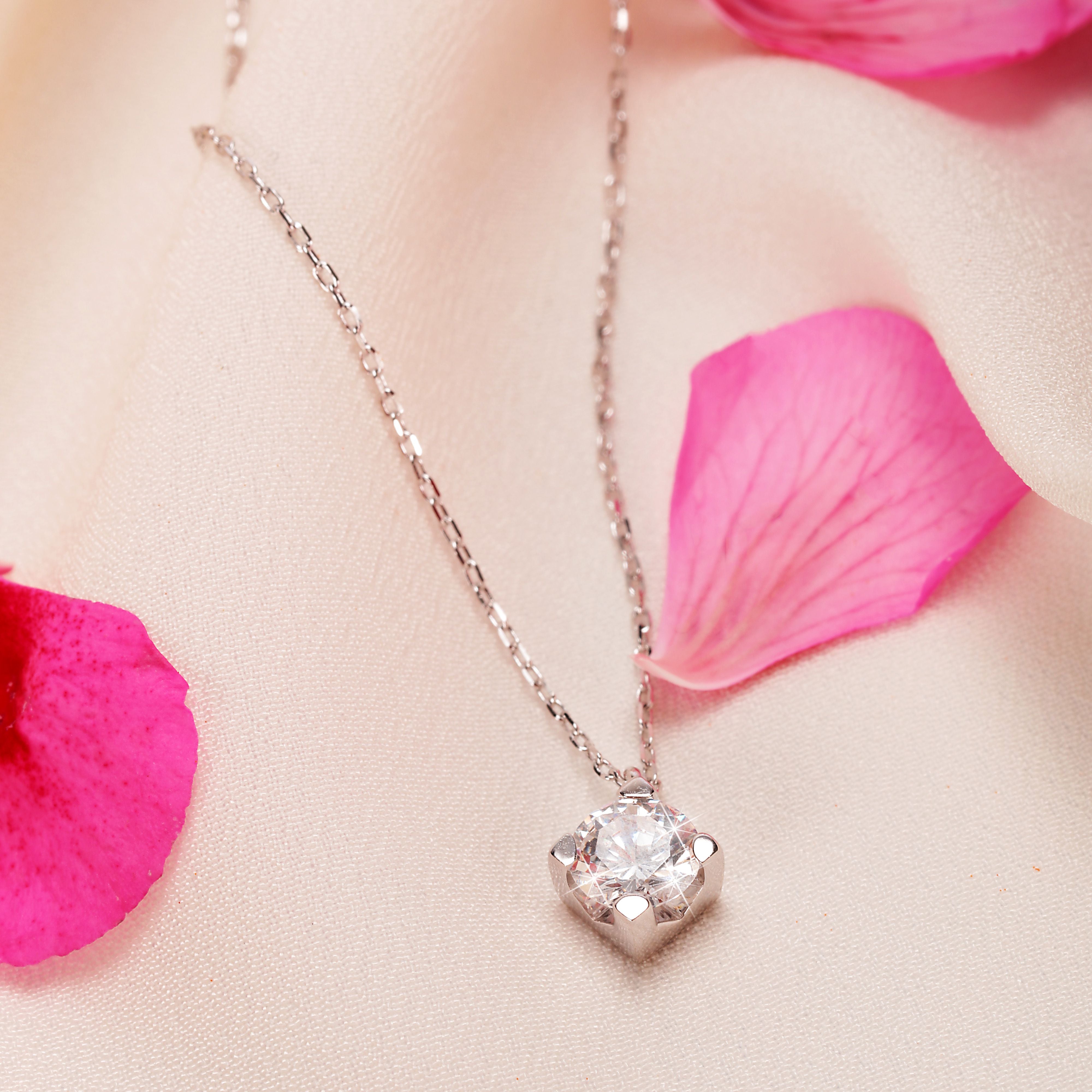 Live Diamond Necklace LD05009I Women