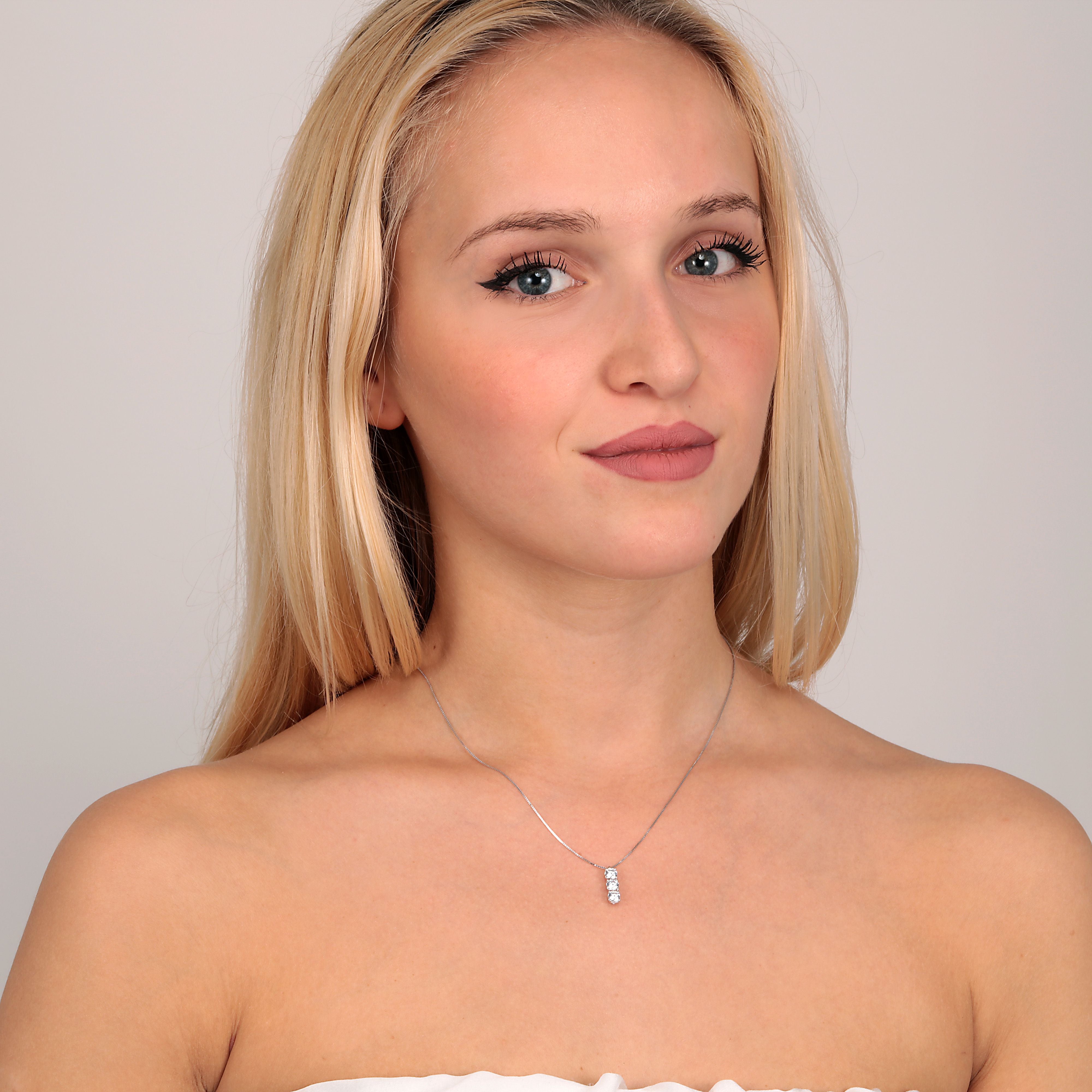 Live Diamond Necklace LD09010I Women