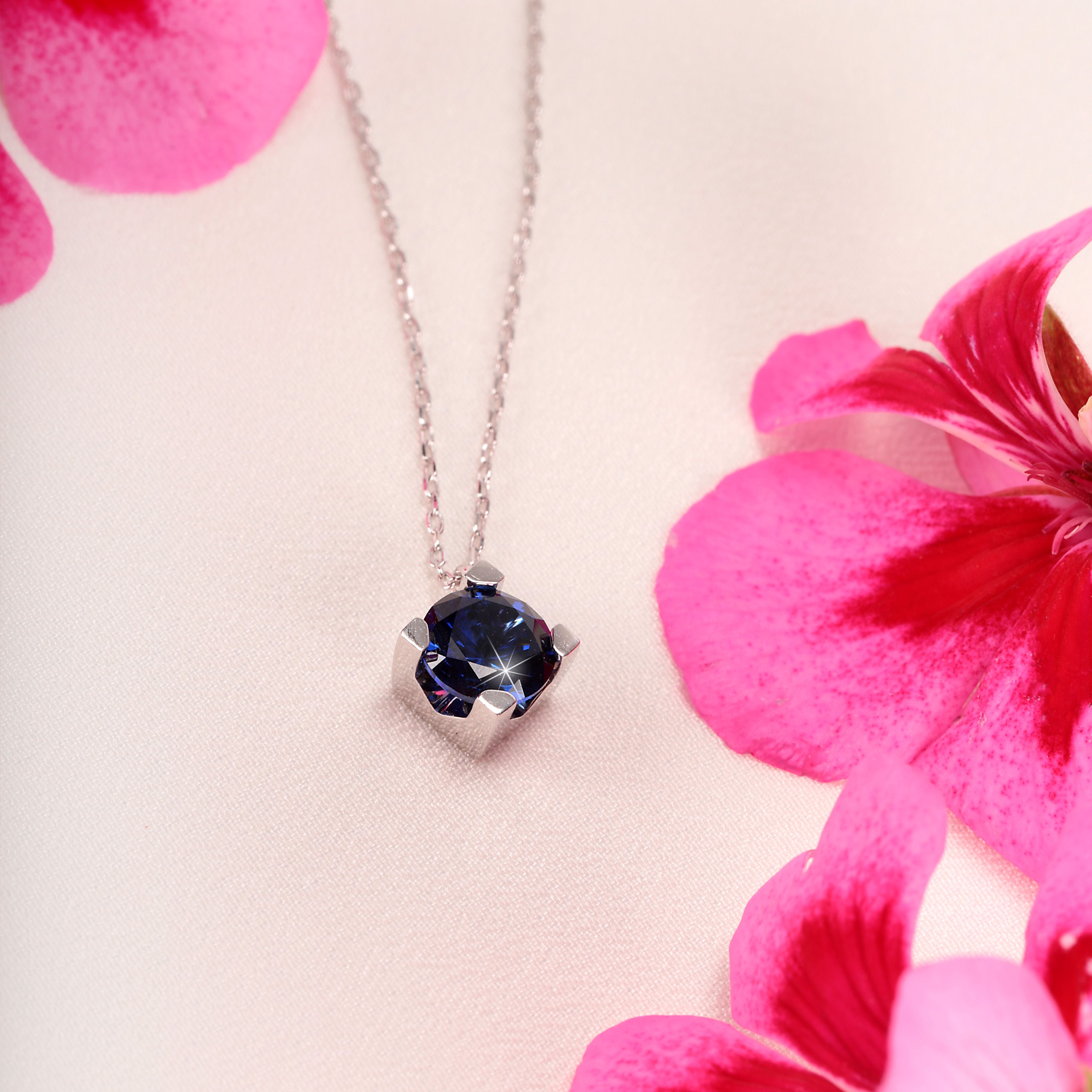 Live Diamond Necklace LD10048I Women