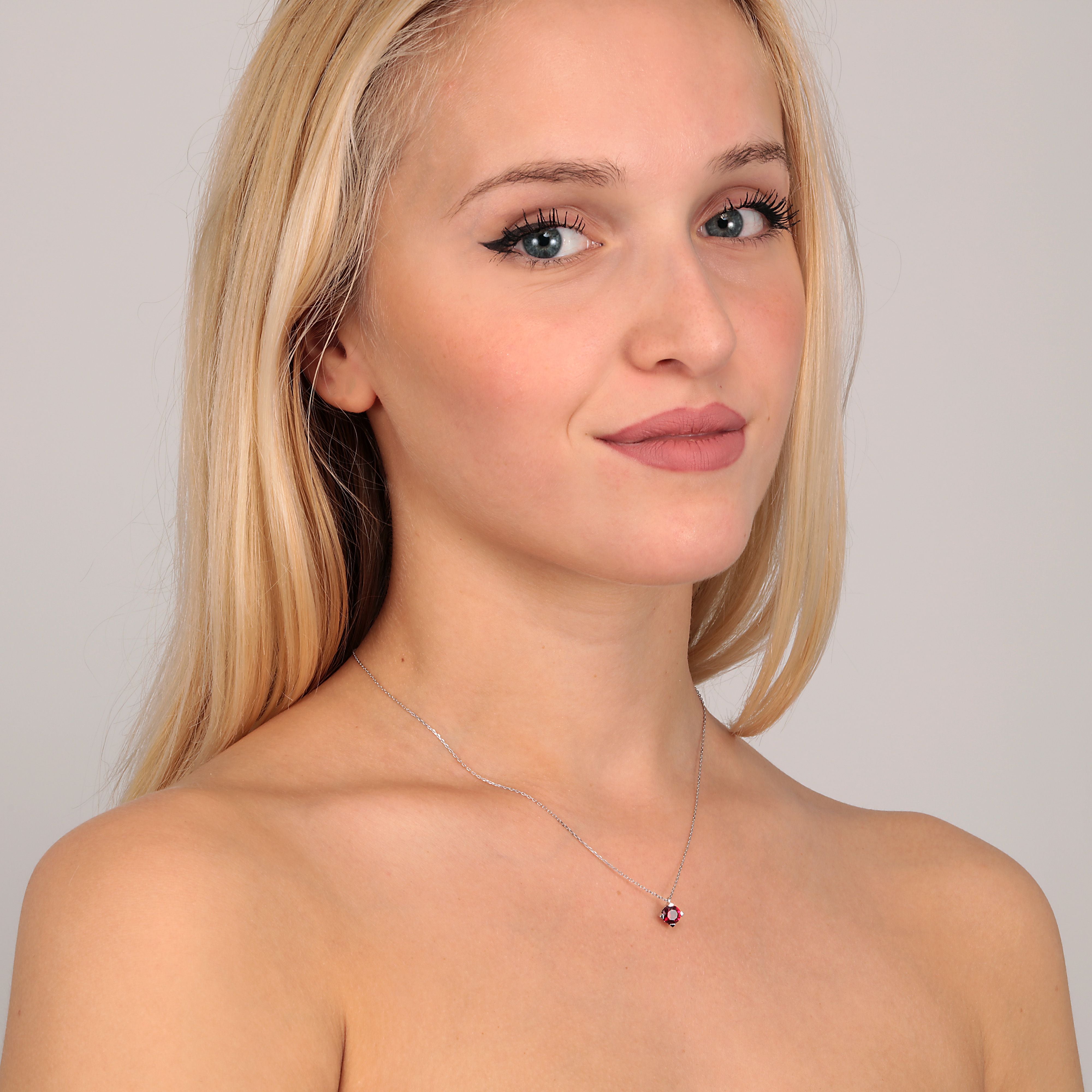 Live Diamond Necklace LD10051I Women