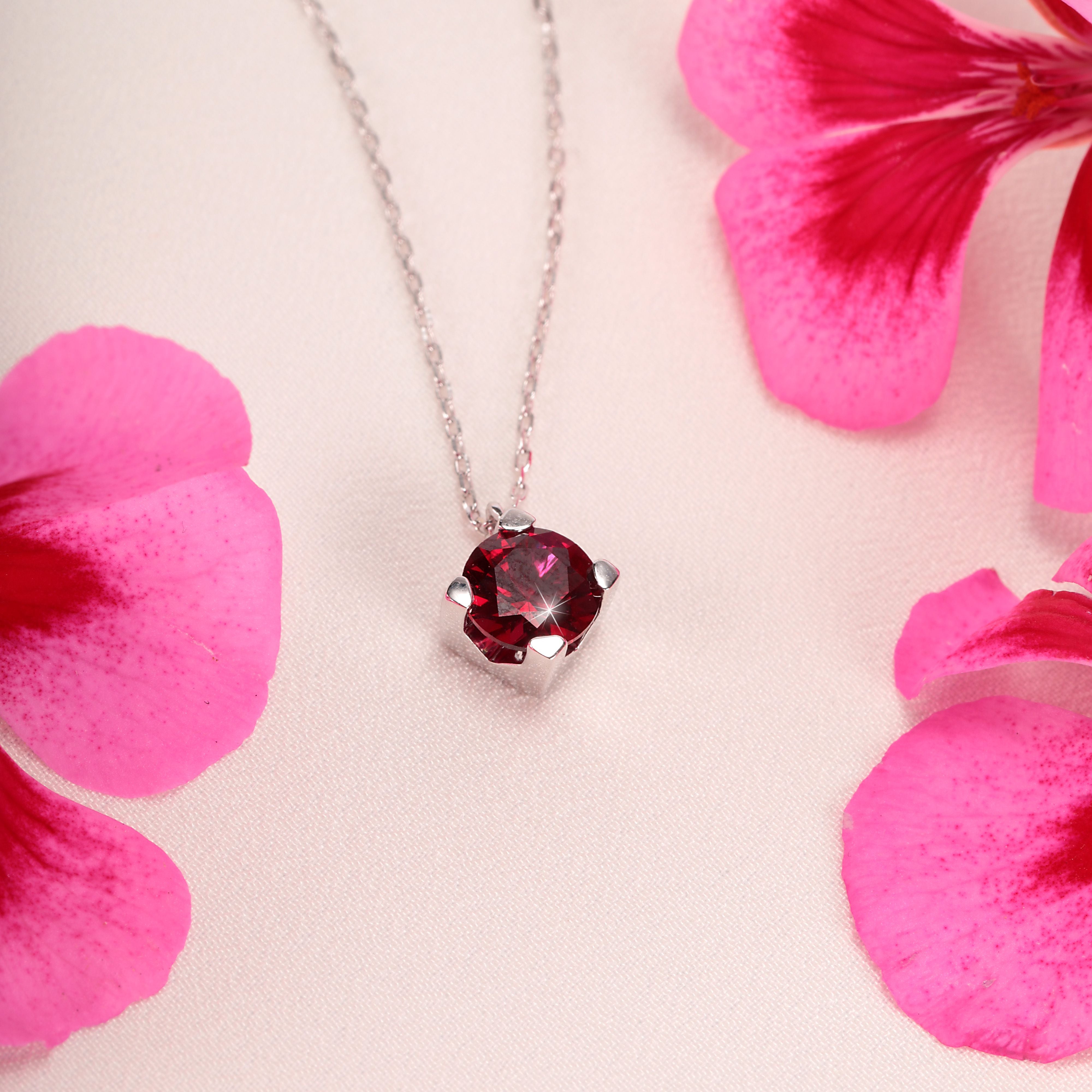 Live Diamond Necklace LD10051I Women