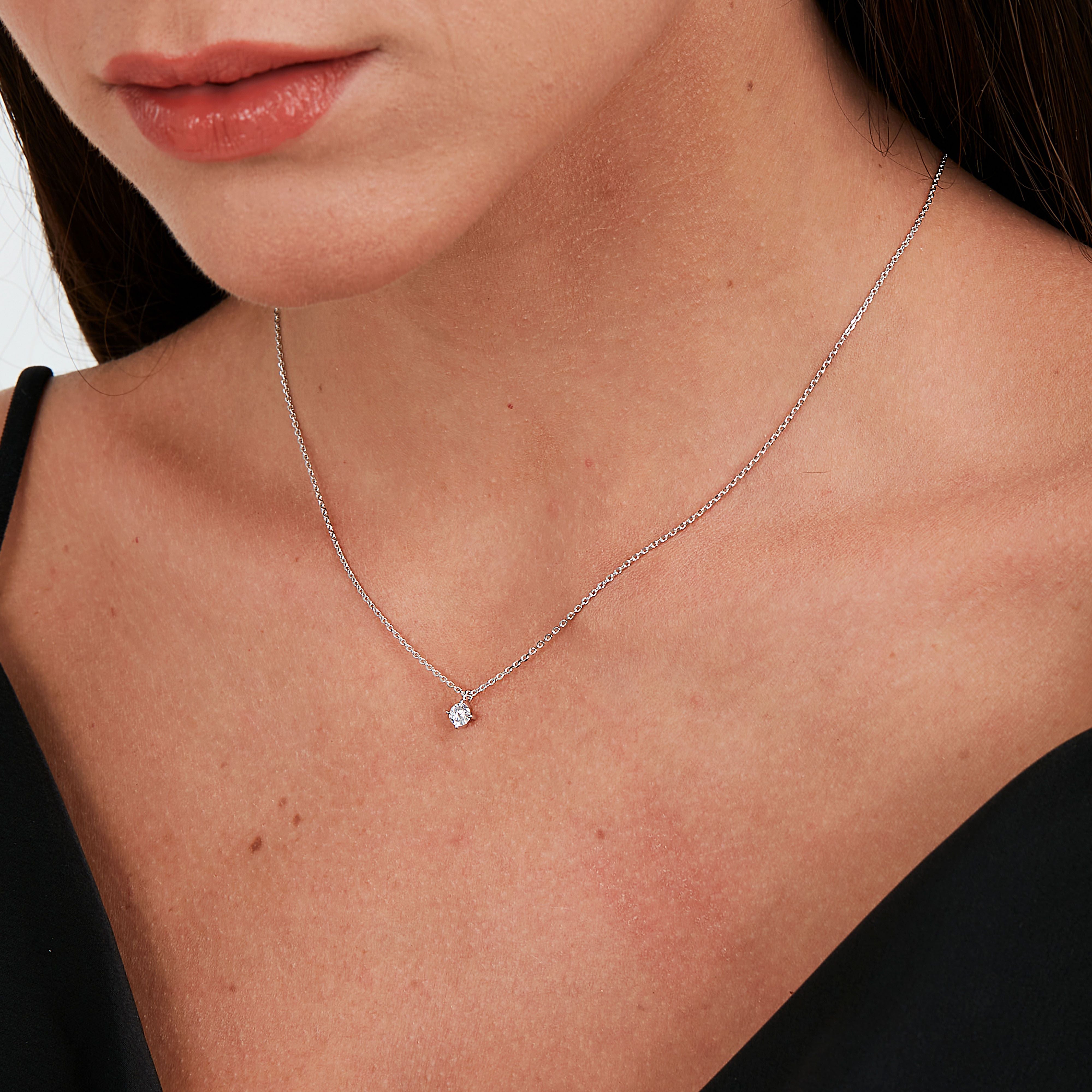 Live Diamond Necklace LDW020130 Women