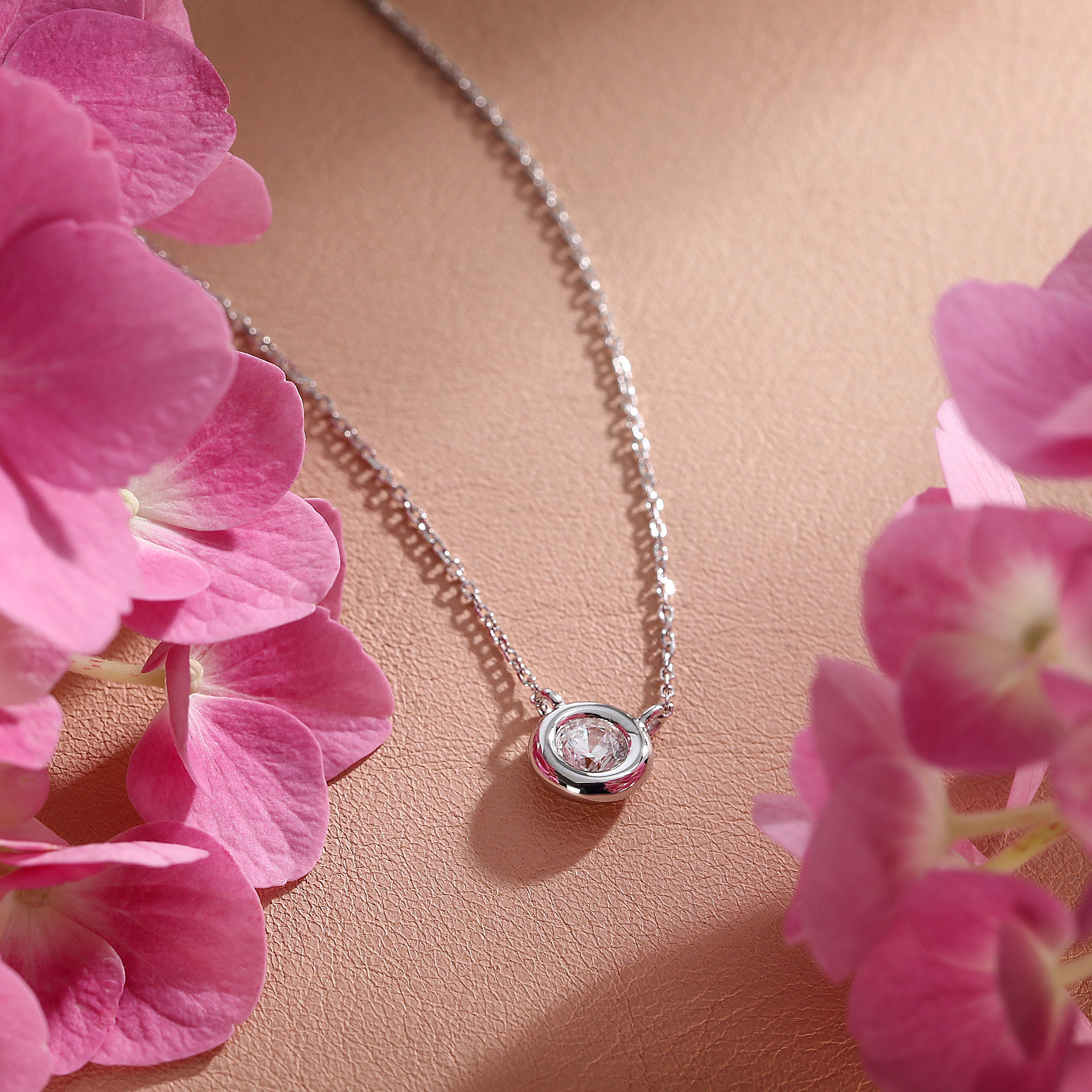 Live Diamond Necklace LDW030136I Women